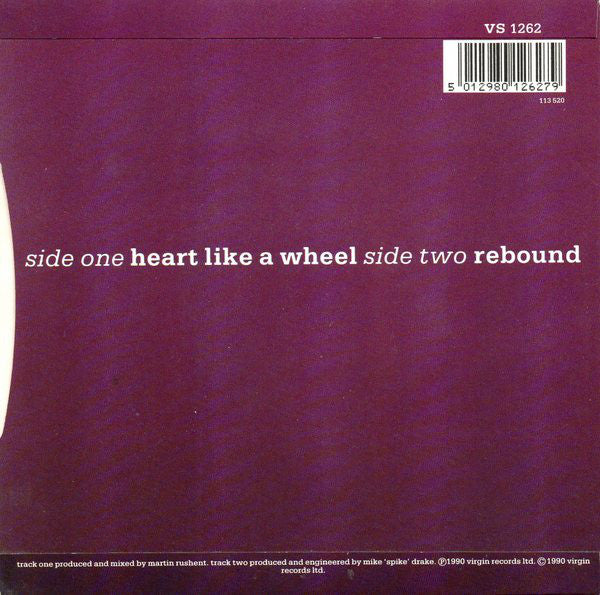 The Human League : Heart Like A Wheel (7", Single)