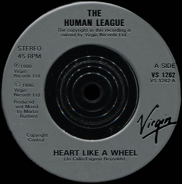 The Human League : Heart Like A Wheel (7", Single)