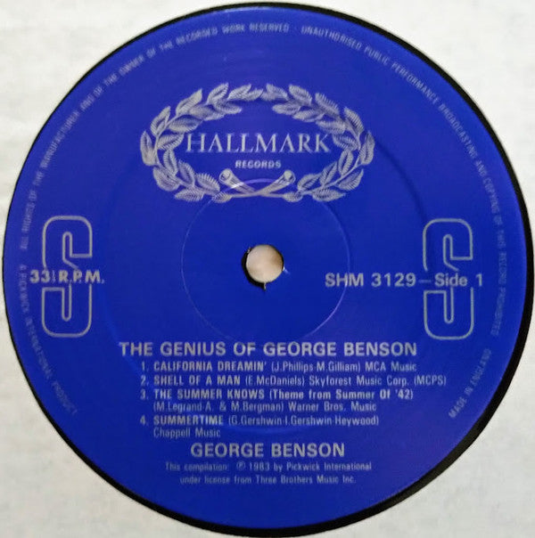 George Benson : The Genius Of George Benson (LP, Comp)