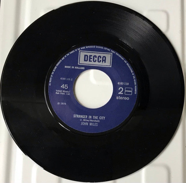 John Miles : Slow Down / Stranger In The City (7", Single, Mixtape)