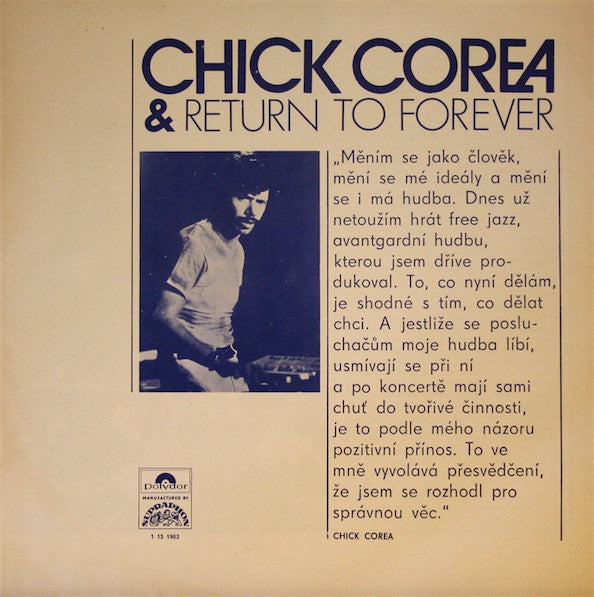 Chick Corea : Chick Corea (LP, Album, Club)