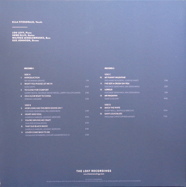 Ella Fitzgerald : Live At The Concertgebouw 1961 (2xLP, Album, Mono, RE, RM, RP, 180)
