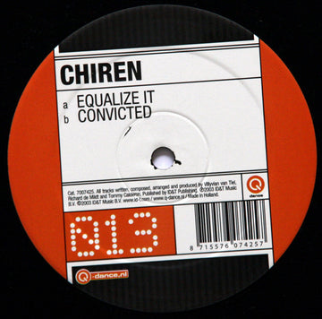 Chiren : Equalize It / Convicted (12")