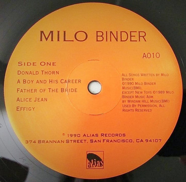 Milo Binder : Milo Binder (LP, Album)