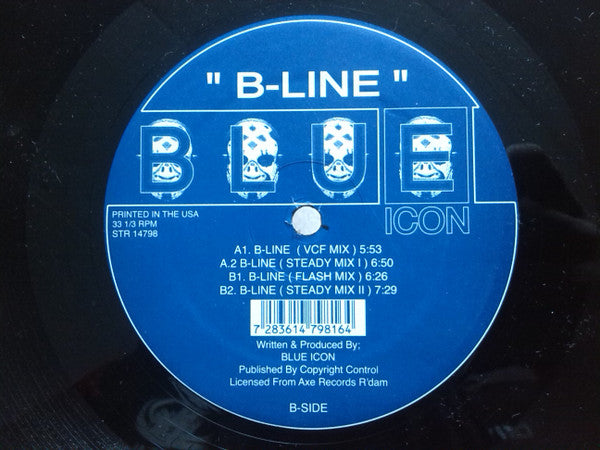 Blue Icon : B-Line (12")