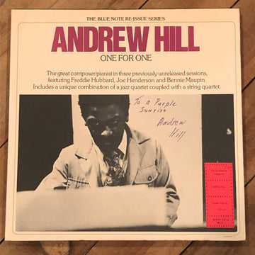 Andrew Hill : One For One (2xLP, Album, M/Print)