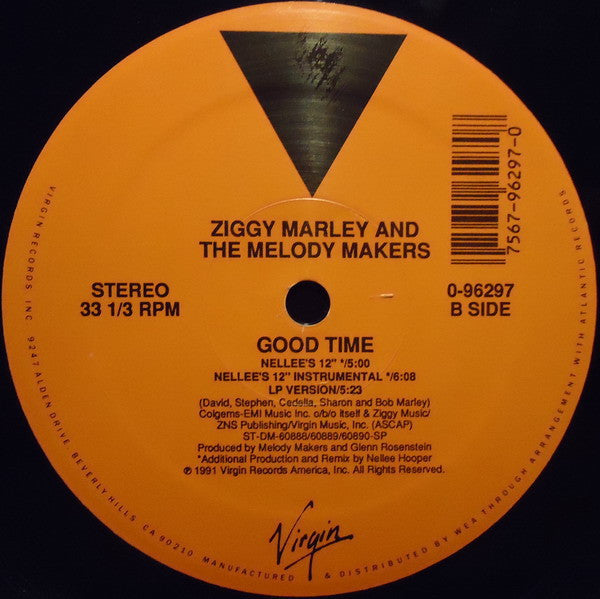 Ziggy Marley And The Melody Makers : Good Time (12")