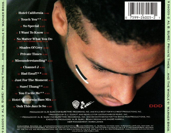 Al B. Sure! : Private Times...And The Whole 9! (CD, Album)