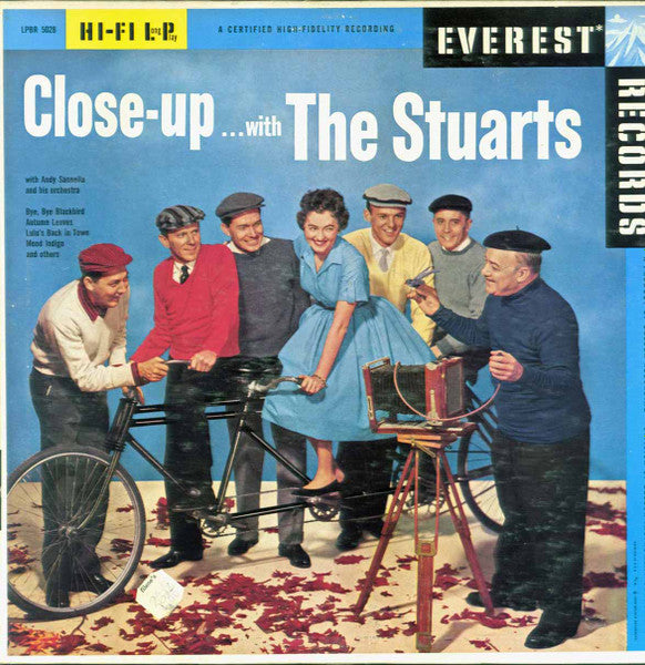 The Stuarts, Andy Sannella, Frank Hunter (2) : Close Up With The Stuarts (LP, Album, Mono)