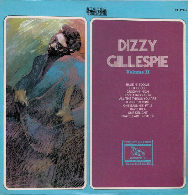 Dizzy Gillespie : Dizzy Gillespie Volume II (LP, Comp)