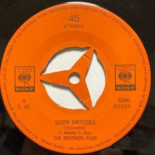 The Brothers Four : Seven Daffodils / Four Strong Winds (7", Single)