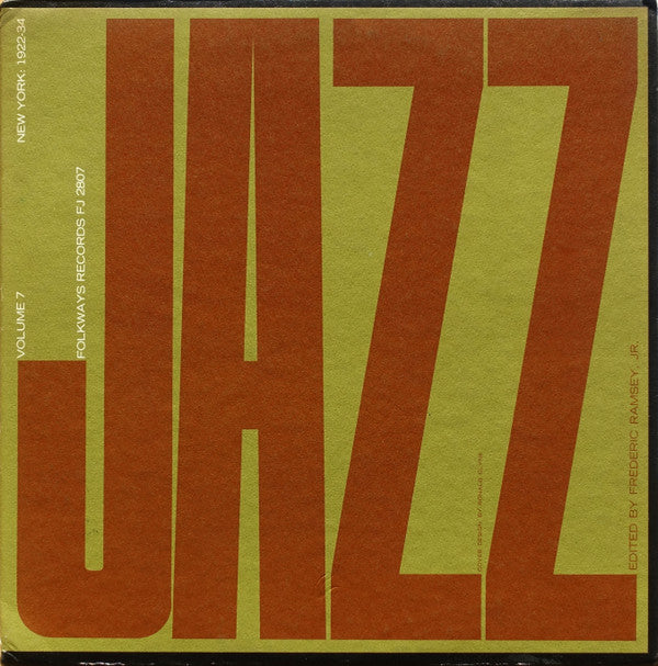 Various : Jazz Volume 7: New York (1922-1934) (LP, Comp)