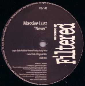 Massive Lust : Never (12")