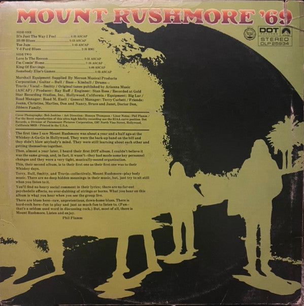 Mount Rushmore (2) : '69 (LP, Album, Mon)