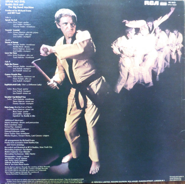 Buddy Rich And The Big Band Machine : Speak No Evil (LP, Album)