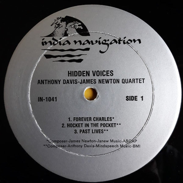 Anthony Davis/James Newton Quartet : Hidden Voices (LP, Album)