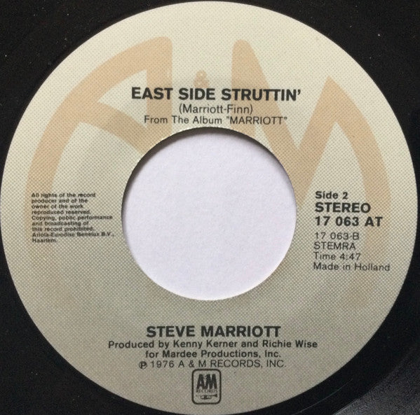 Steve Marriott : Star In My Life (7")