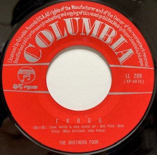 The Brothers Four : Variation On A Old English Theme / Frogg (7", Single)