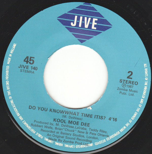 Kool Moe Dee : Rock Steady (7", Single)