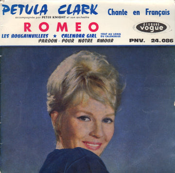 Petula Clark Accompagnée Par Peter Knight Et Son Orchestre* : Chante En Français Romeo (7", EP)