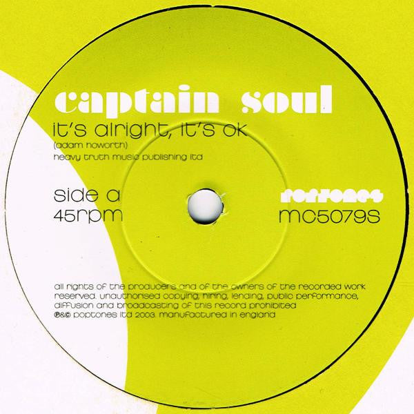 Captain Soul : It's Alright, It's Ok (7", Single, Ltd)