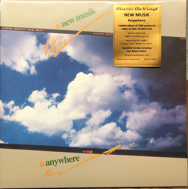 New Musik : Anywhere (2xLP, Album, Ltd, MP, Num, RE, Blu)