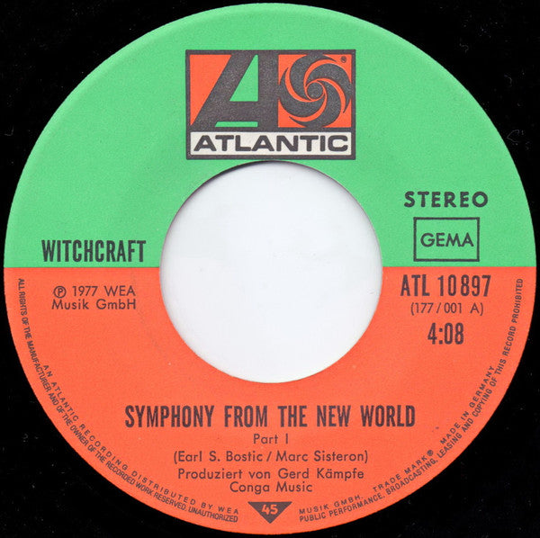 Witchcraft (8) : Symphony From The New World I & II (7", Single)