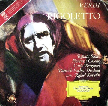 Giuseppe Verdi - Renata Scotto, Fiorenza Cossotto, Carlo Bergonzi, Dietrich Fischer-Dieskau, Rafael Kubelik : Rigoletto (LP, Album)