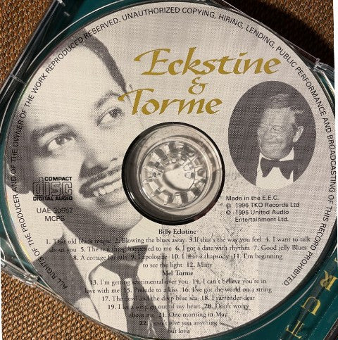 Mel Tormé, Billy Eckstine : Mel Torme - Billy Eckstine (CD, Comp, Mem)