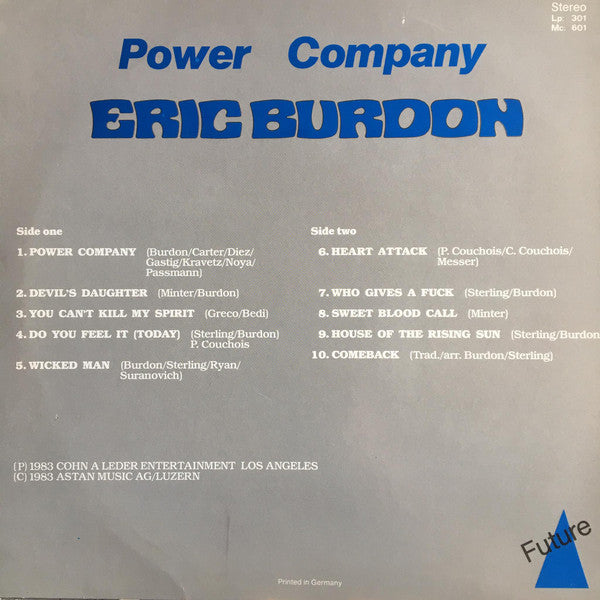 Eric Burdon : Power Company (LP, Album)