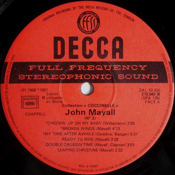 John Mayall : John Mayall N° 2 (LP, Comp)