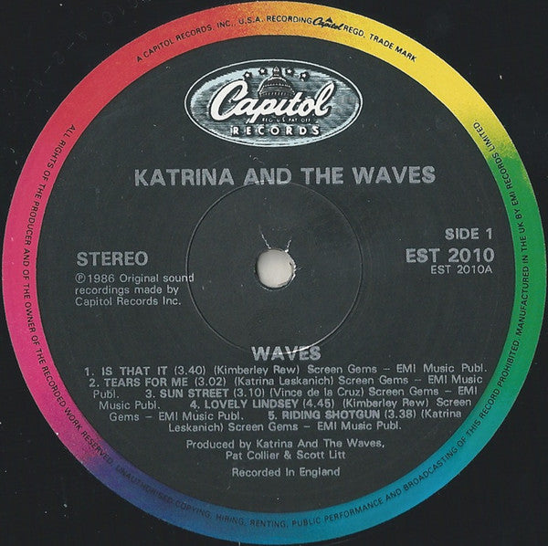 Katrina And The Waves : Waves (LP, Album)