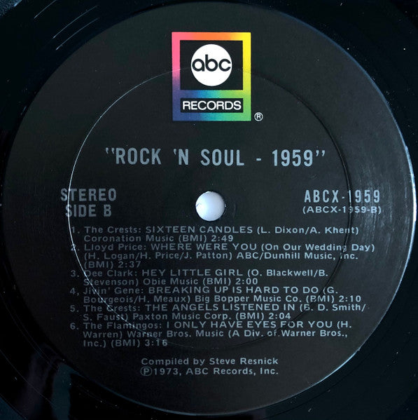 Various : Rock 'N' Soul 1959 (LP, Comp)