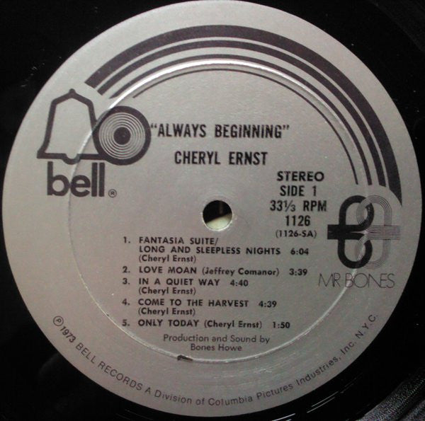 Cheryl Ernst : Always Beginning (LP, Album, Mon)