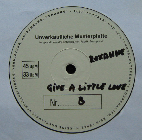Roxanne (2) : Give A Little Love (12", TP)
