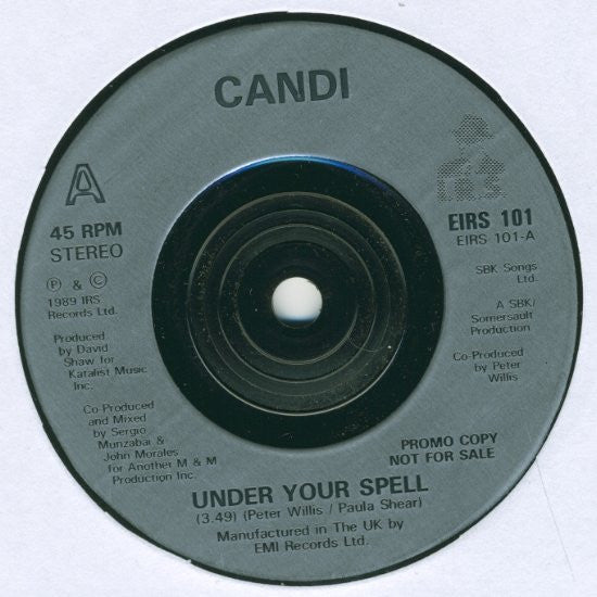 Candi : Under Your Spell (7", Promo)
