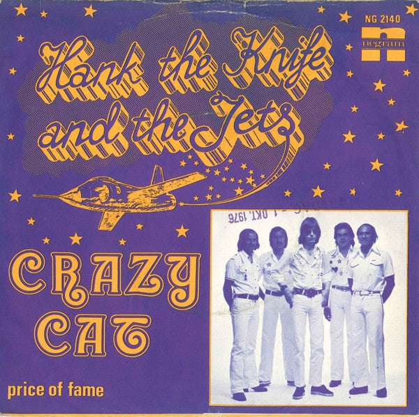 Hank The Knife And The Jets : Crazy Cat (7", Single)