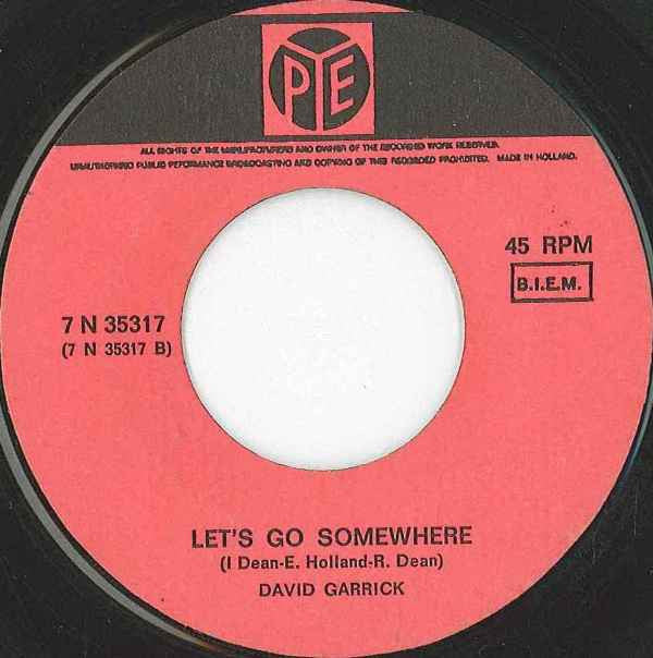 David Garrick : Lady Jane (7", Single)