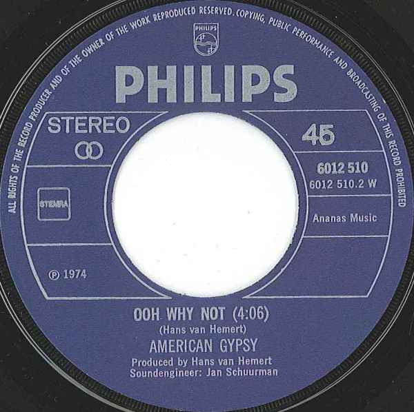 American Gypsy : Central Station / Ooh Why Not (7", Single)