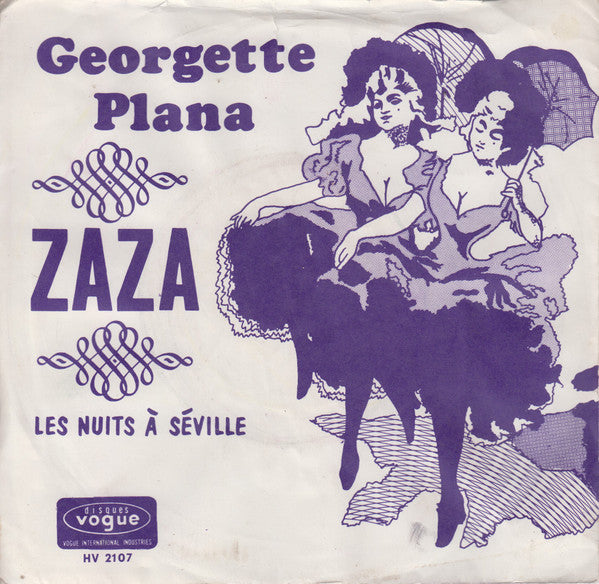 Georgette Plana : Zaza (7", Single)