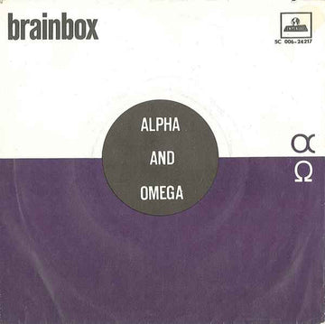 Brainbox (3) : Alpha And Omega (7", Single)