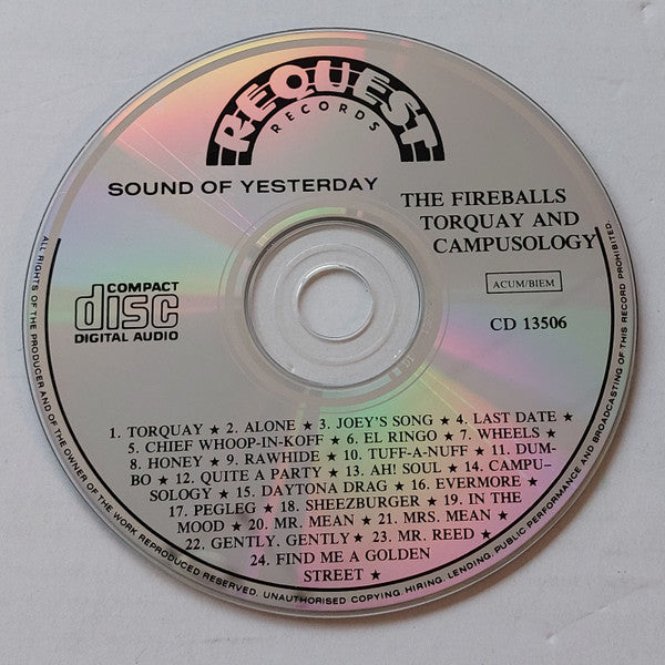 The Fireballs : Torquay / Campusology (CD, Unofficial)