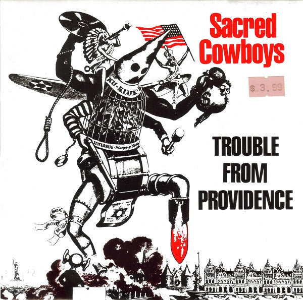 Sacred Cowboys : Trouble From Providence (7", Single)