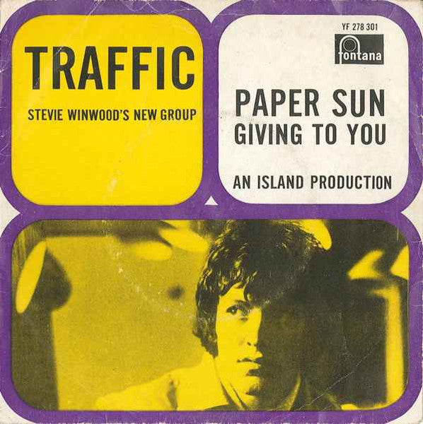 Traffic : Paper Sun (7", Single, Mono)