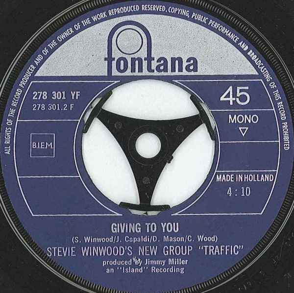 Traffic : Paper Sun (7", Single, Mono)