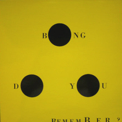 Bong : Do You Remember? (12")