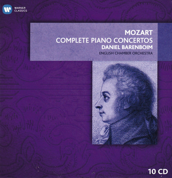 Wolfgang Amadeus Mozart / Daniel Barenboim, English Chamber Orchestra : Complete Piano Concertos (10xCD, Album, Comp, RE, RM + Box, Comp, RE, RM)