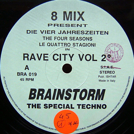 8 Mix : Die Vier Jahreszeiten In Rave City Vol 2° (12")