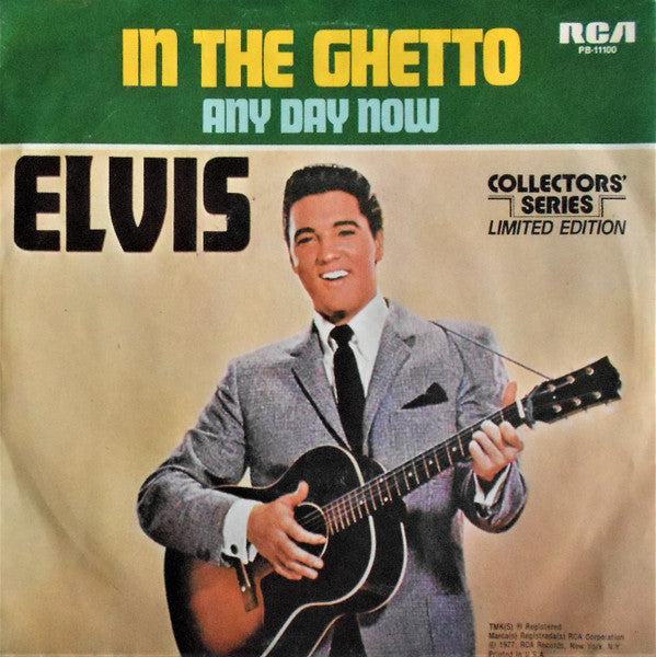 Elvis* : In The Ghetto (7", Mono, Ltd, RE, Styrene, Ter)