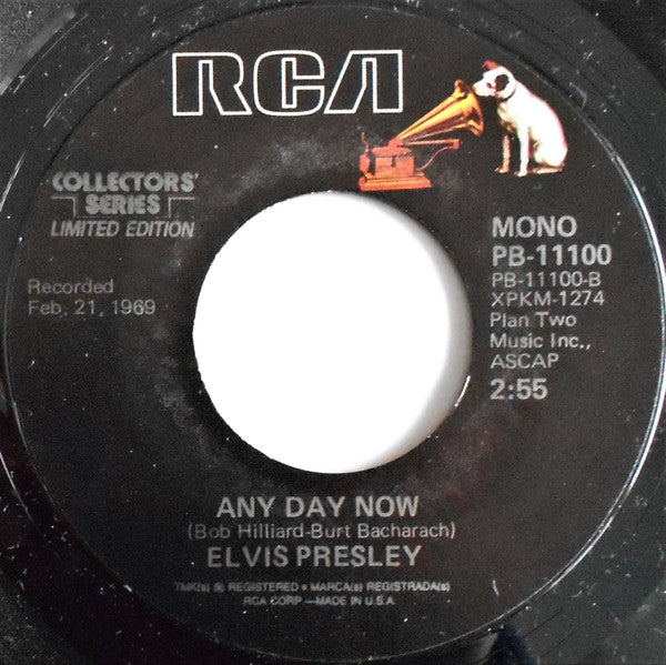 Elvis* : In The Ghetto (7", Mono, Ltd, RE, Styrene, Ter)